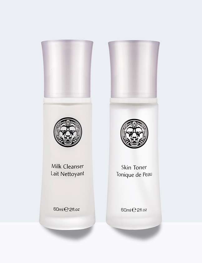 white pearl two step cleansing kit